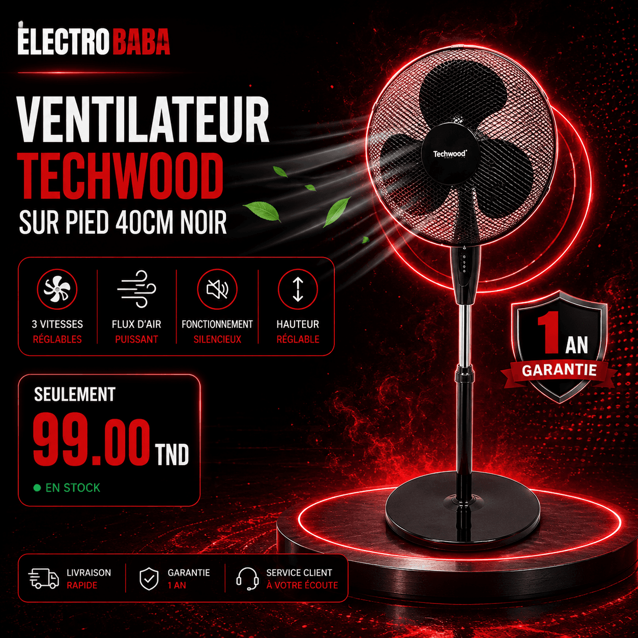 Ventilateur Techwood