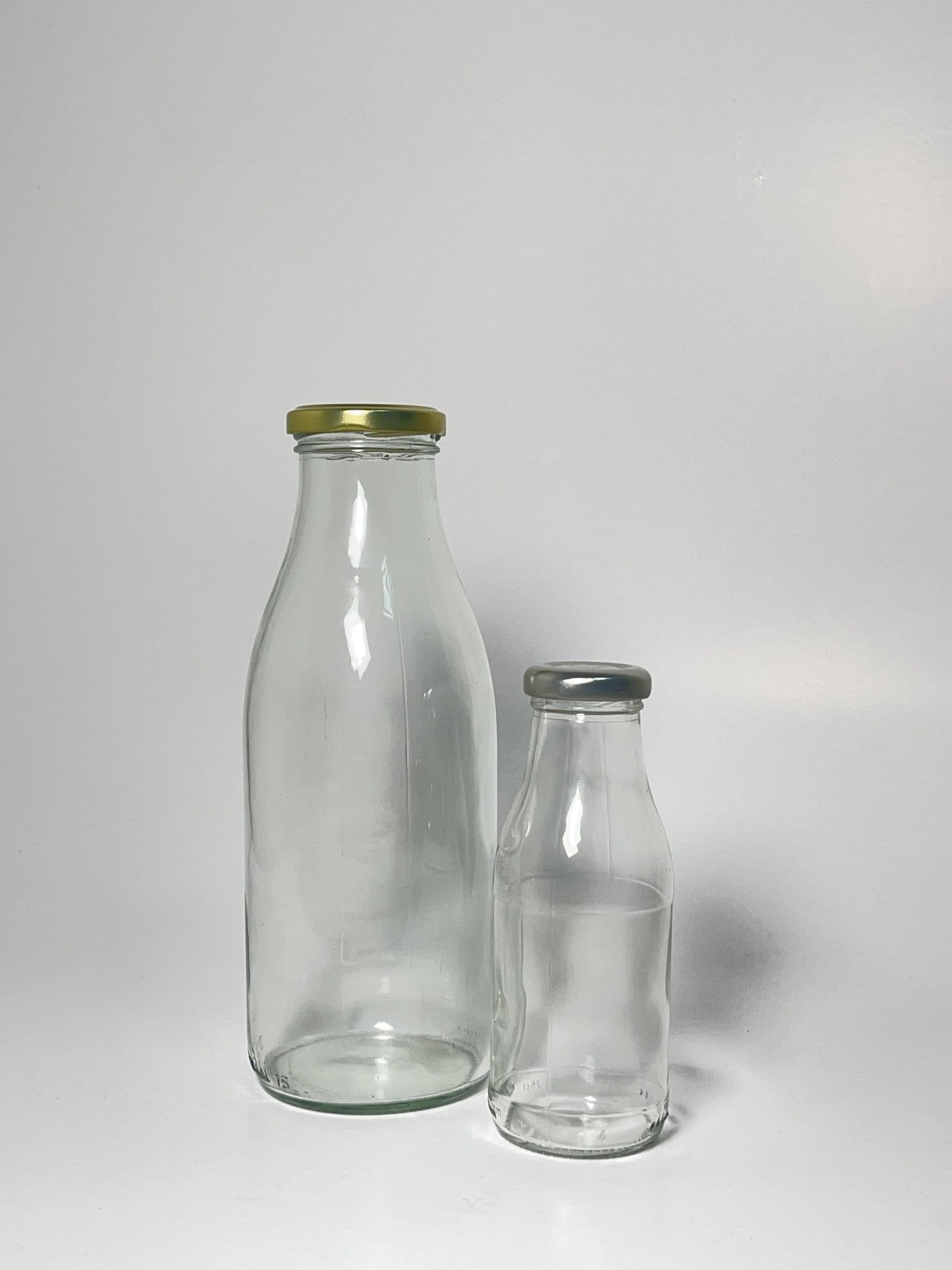 Bouteilles de lait en verre contenance 1L vue 3