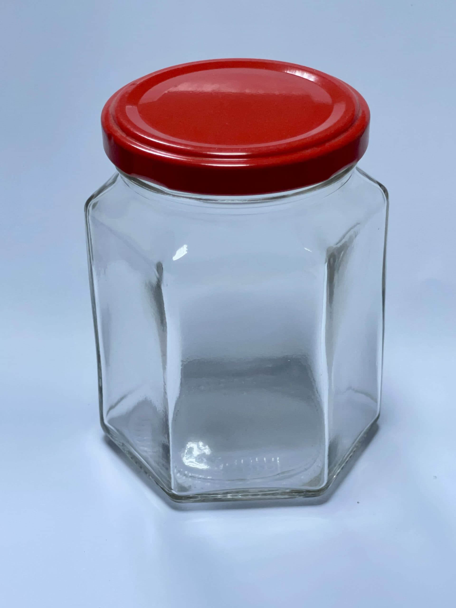 Pot en verre Hexagonale 290ml vue 3