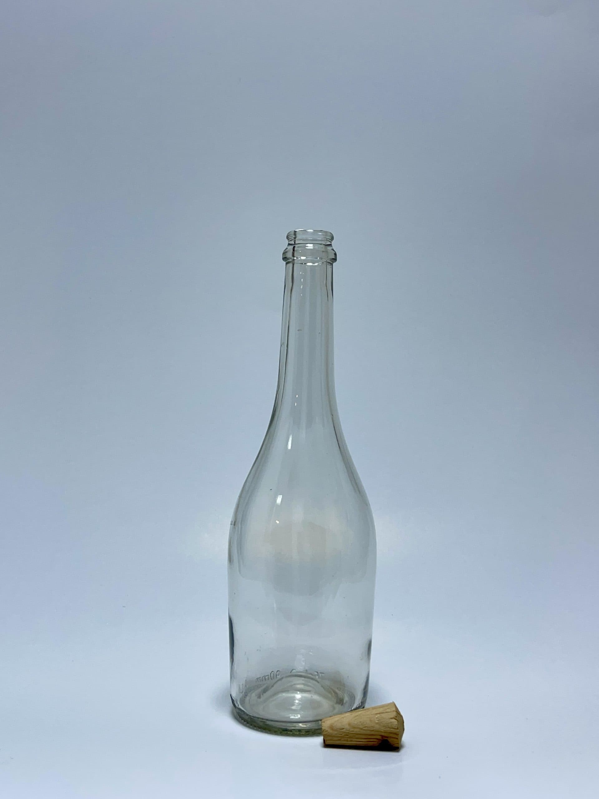 Bouteille collio en verre 75cl avec bouchon en liège vue 2