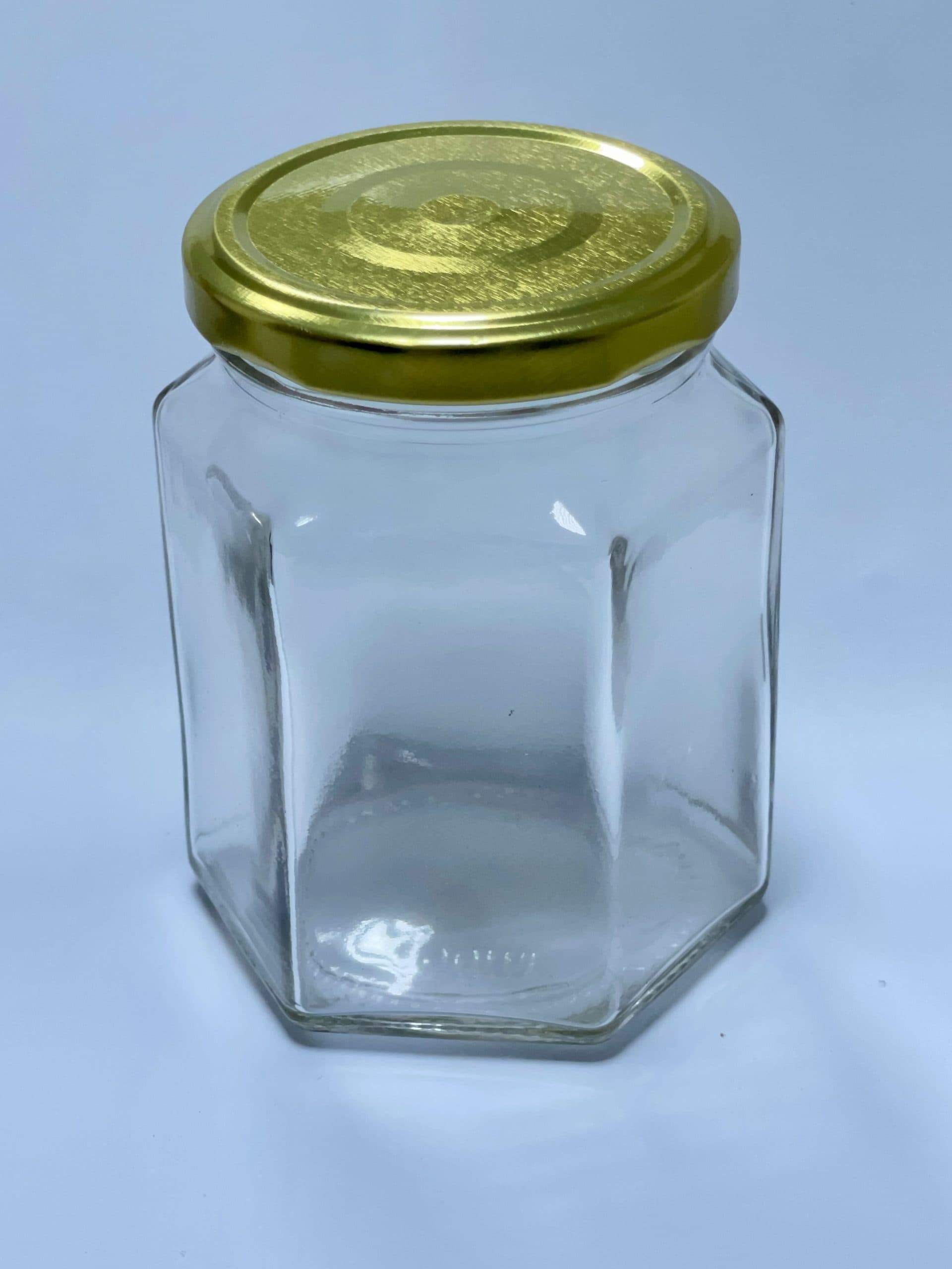 Pot en verre Hexagonale 290ml vue 4