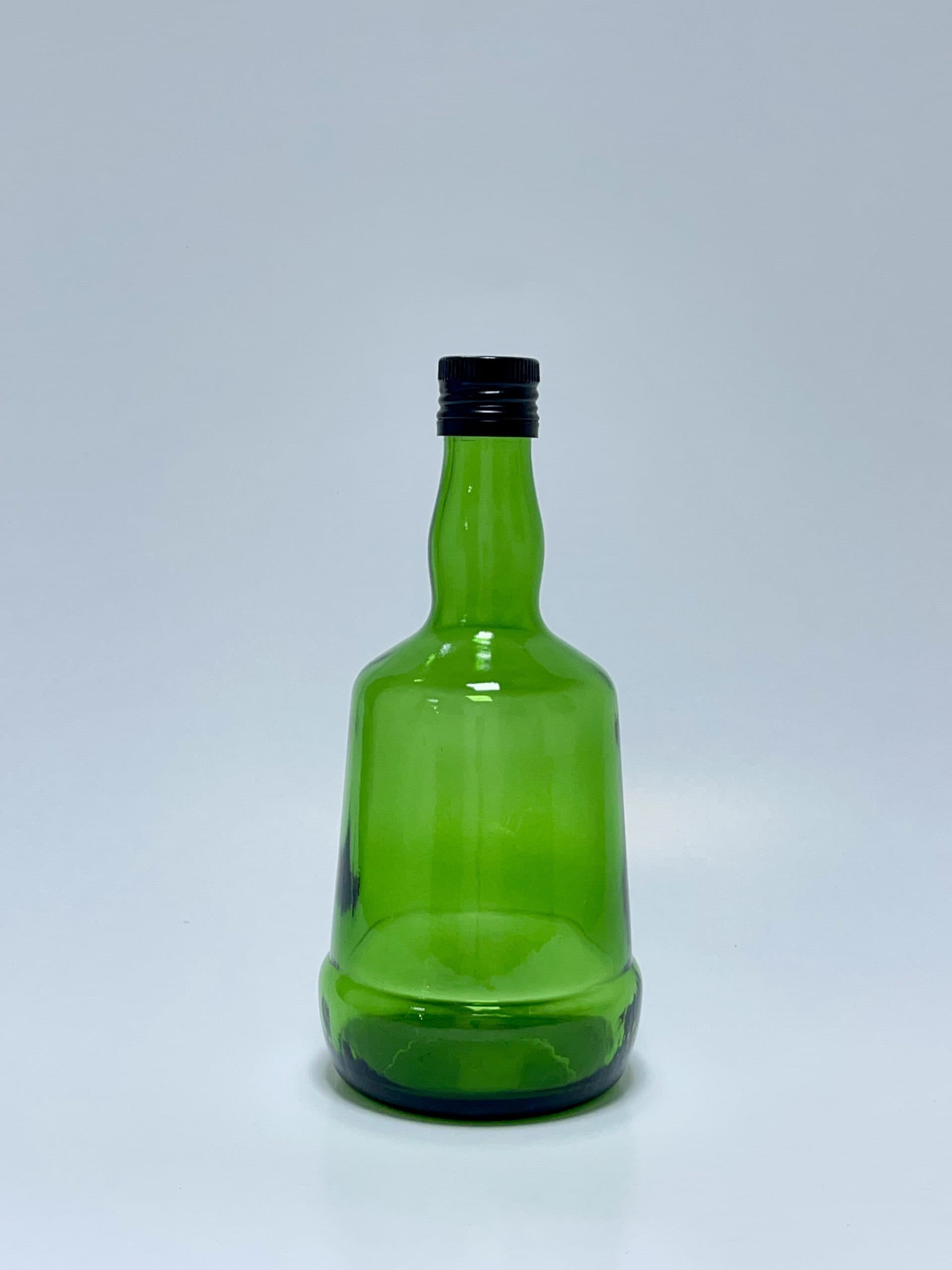 Bouteille en verre verte 70 cl + bouchon alu fileté vue 2