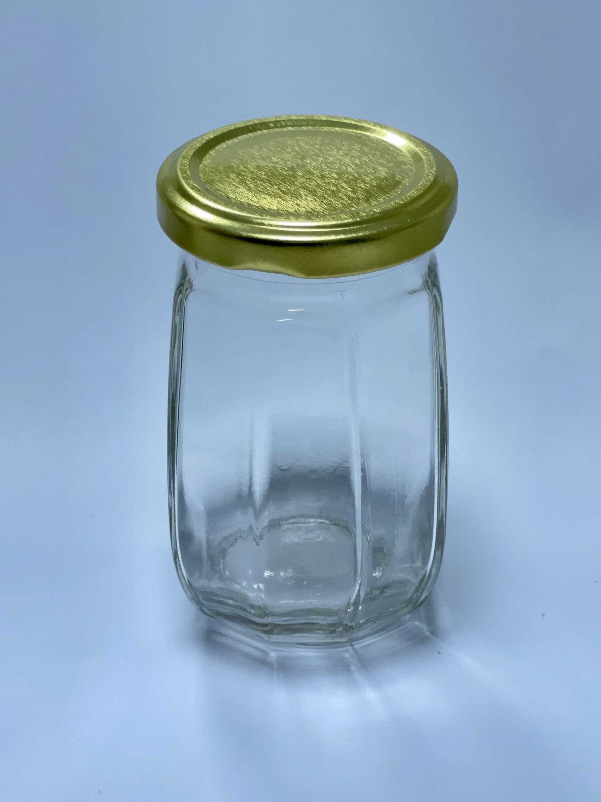 Pot en verre Octogone 125ml vue 3
