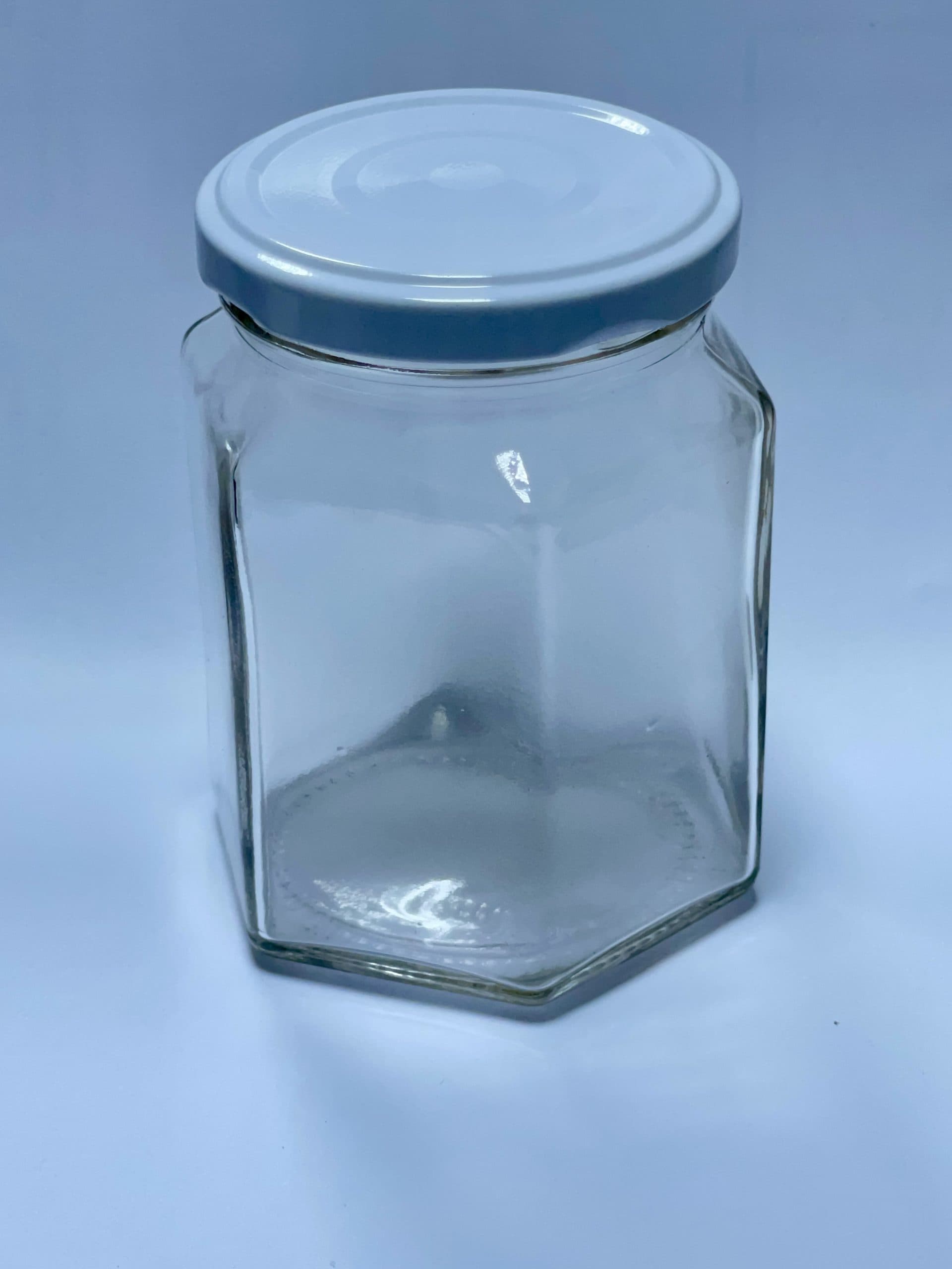Pot en verre Hexagonale 290ml vue 2