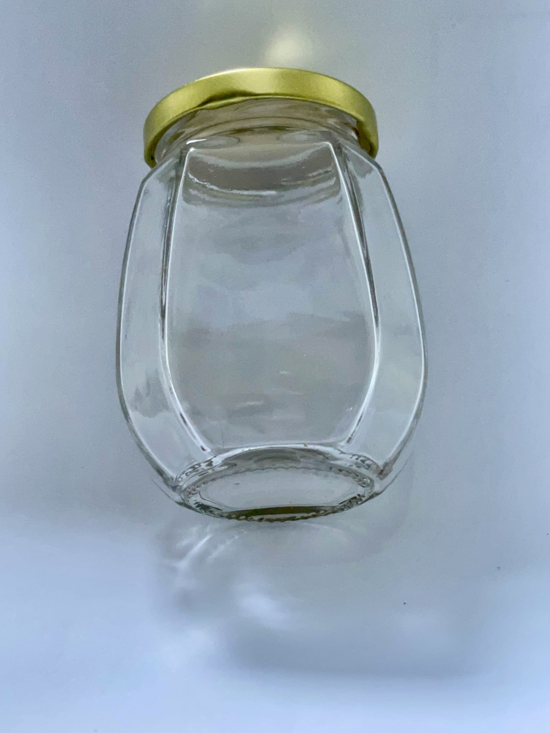 Pot en verre Octogone 125ml vue 4