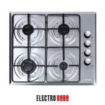 PLAQUE DE CUISSON ORIENT 4 FEUX INOX GRILLE EN EMAIL 60CM