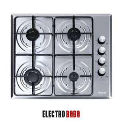 PLAQUE DE CUISSON ORIENT 4 FEUX INOX GRILLE EN EMAIL 60CM