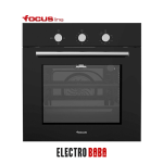 FOUR Encastrable FOCUS Gaz / Gaz Ventilé F.536B 60 cm Noir