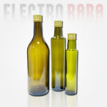 Bouteille Rond ambré 1L