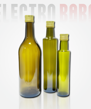 Bouteille Rond ambré 1L