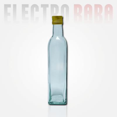 Bouteille carrée Transparente 1L