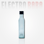 Bouteille carrée Transparente 250ml