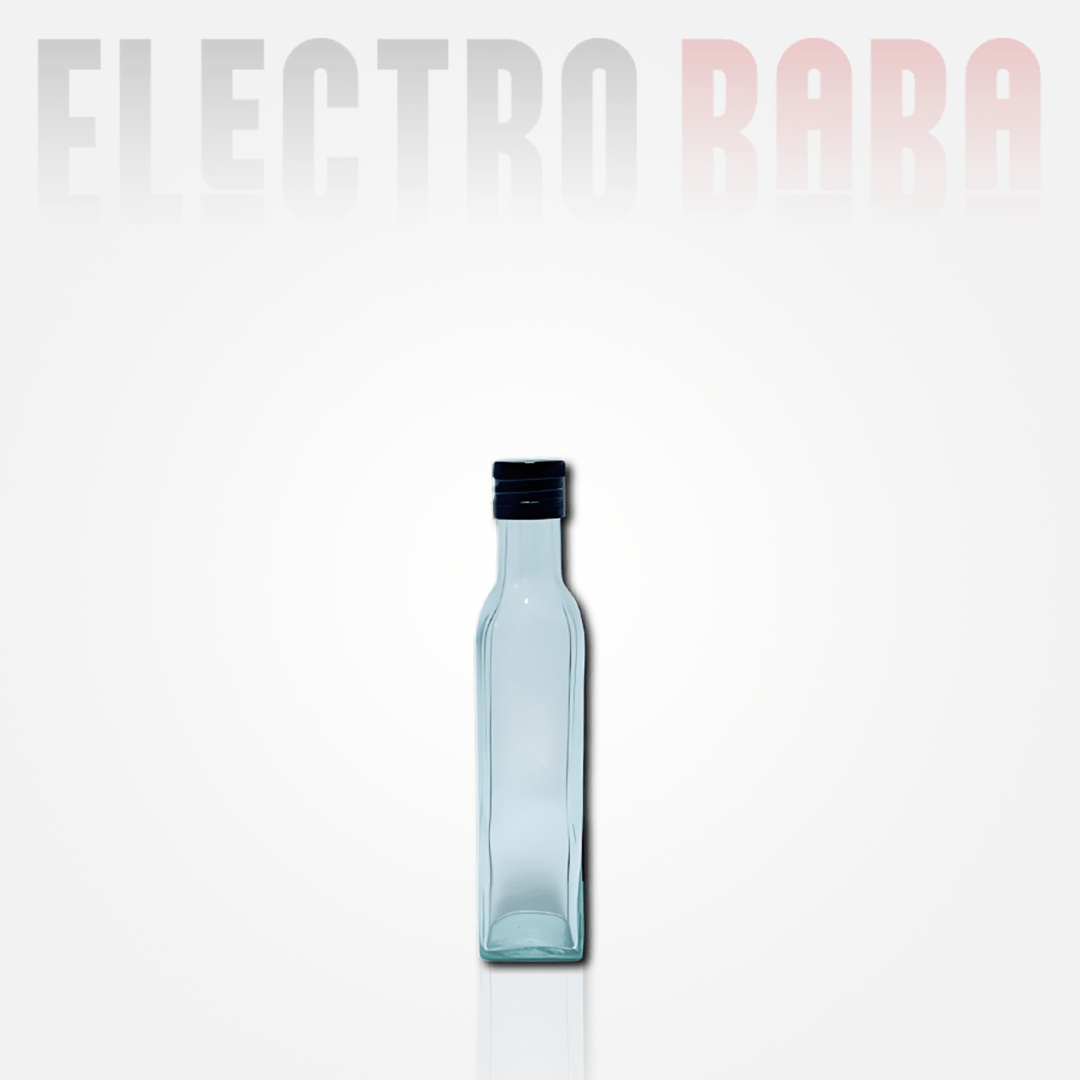 Bouteille carrée Transparente 50ml 1 Bouteille carrée Transparente 50ml