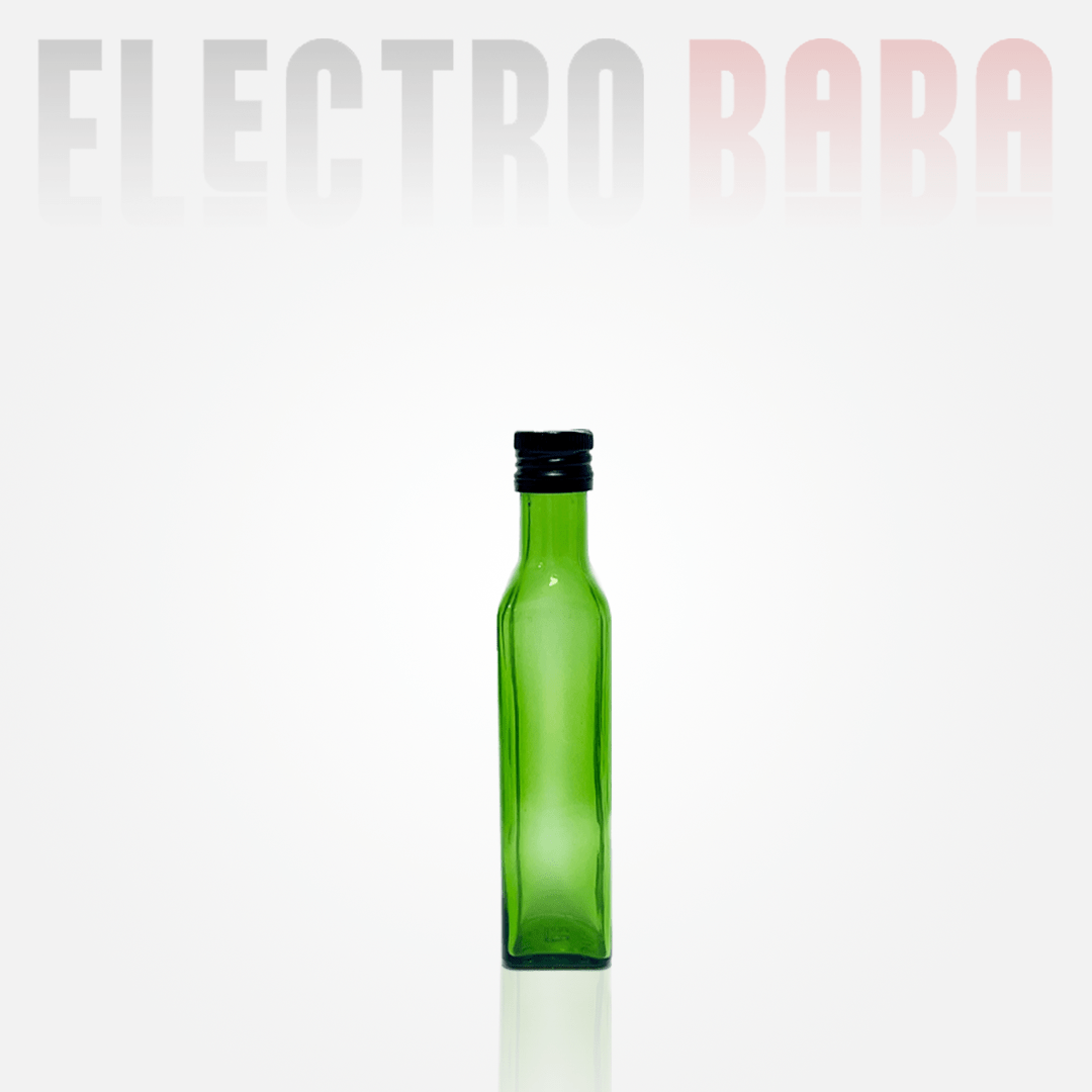 Bouteille carrée vert 50ml 1 Bouteille carrée vert 50ml