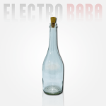 Bouteille collio en verre 75cl avec bouchon en liège