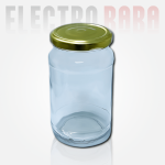 Pot en Verre Rond 37cl , ouverture : Twist-Off