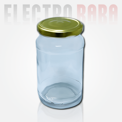 Pot en Verre Rond 37cl , ouverture : Twist-Off