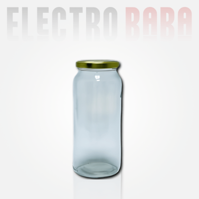Pot en Verre Rond 58cl , ouverture : Twist-Off