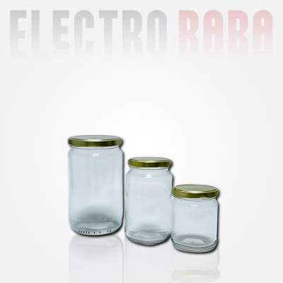 Pot en Verre Rond 72cl , ouverture : Twist-Off