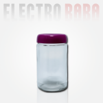 Pot en Verre Rond 72cl Couvercle Plastique, ouverture : Twist-Off