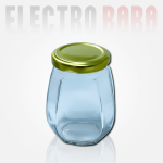 Pot en verre Octogone 125ml