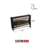 Chauffage Électrique COALA R2+ 1400W – Noir