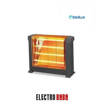 Chauffage Électrique BIOLUX 4 TUBES 2200W - Noir